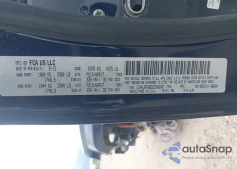 2016 Jeep Patriot High Altitude Edition из США, поврежденный, VIN 1C4NJRFB6GD500649